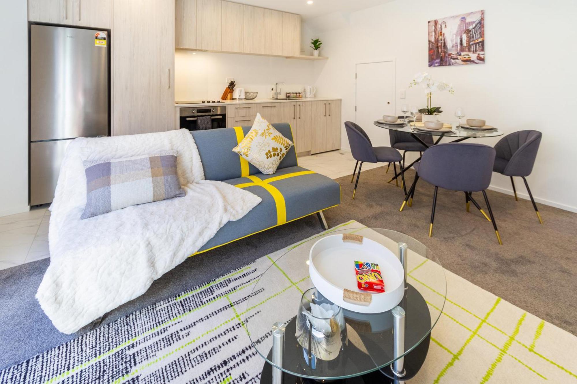 Central Escape On Cashel Street 2 Bed 2 Bath Christchurch Extérieur photo