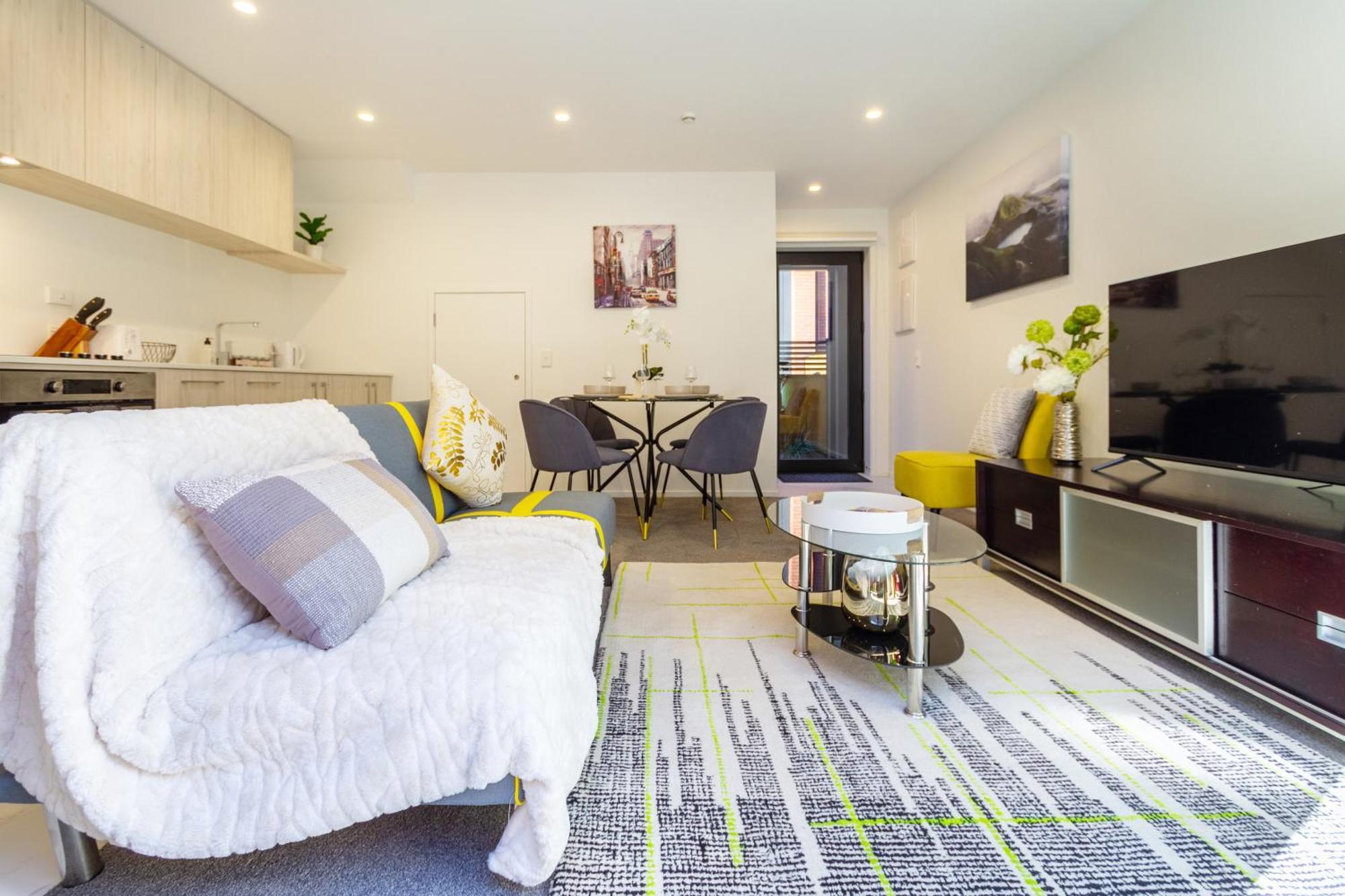 Central Escape On Cashel Street 2 Bed 2 Bath Christchurch Extérieur photo